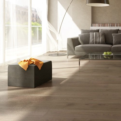 Ontslag Fonkeling Lokken Grijs geoliede eiken houten vloer, Scandinavisch Interieur Design